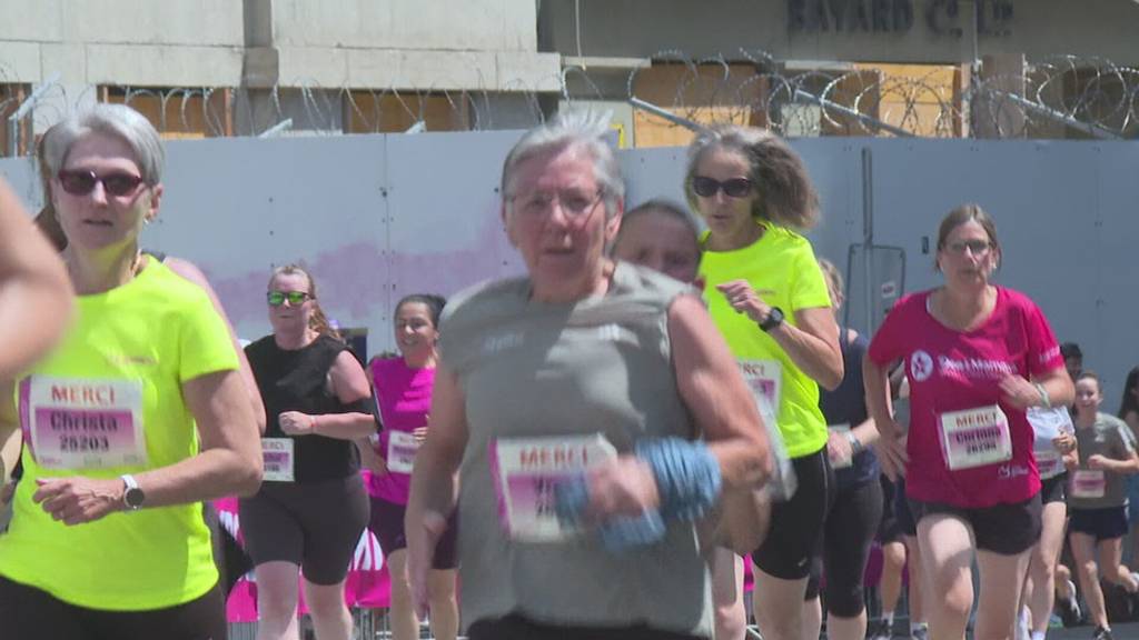 Heisse Temperaturen am Schweizer Frauenlauf Bern