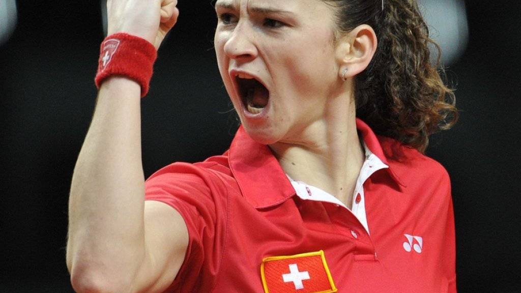 Amra Sadikovic ballt die Siegerfaust. (Archivbild)