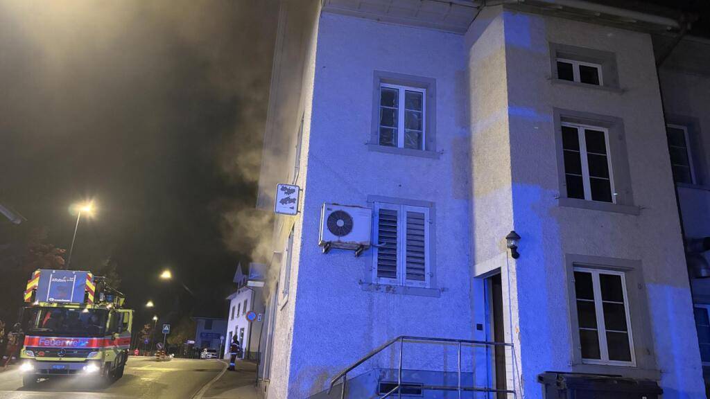 Eine Person bei Brand in Affoltern am Albis ZH verletzt