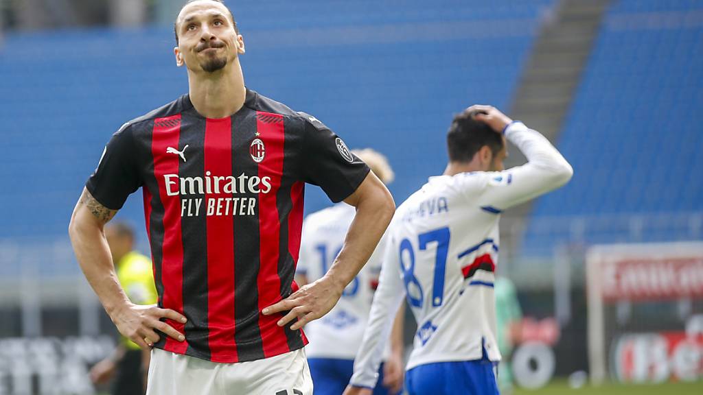 Zlatan Ibrahimovic will nicht glauben, dass Milan mit Sampdoria nicht zurechtkommt.