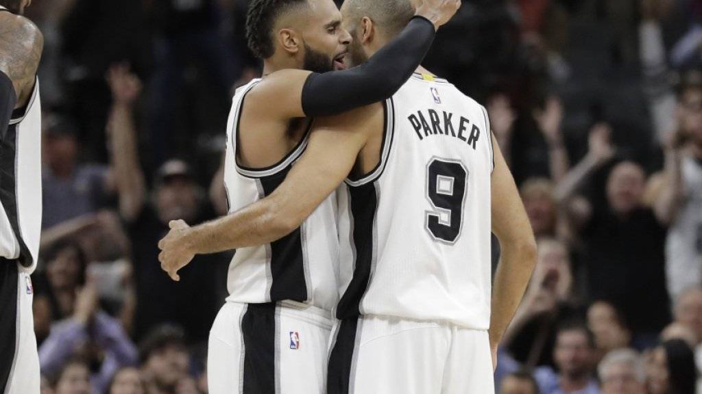 Die San Antonio Spurs um Superstar Tony Parker sind in der nächsten Playoff-Runde Gegner von Clint Capela und den Houston Rockets