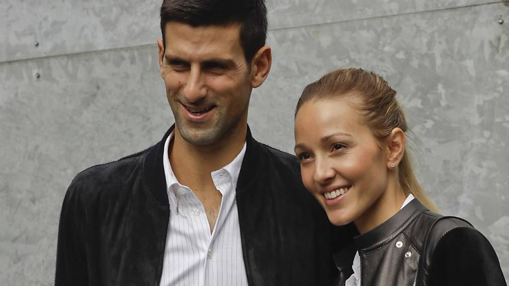 Novak Djokovic und seine Frau Jelena verzeichneten bei den neuesten Corona-Tests negative Ergebnisse