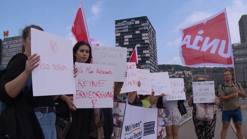 Streik beim Reinigungspersonal des Hotel Sheraton