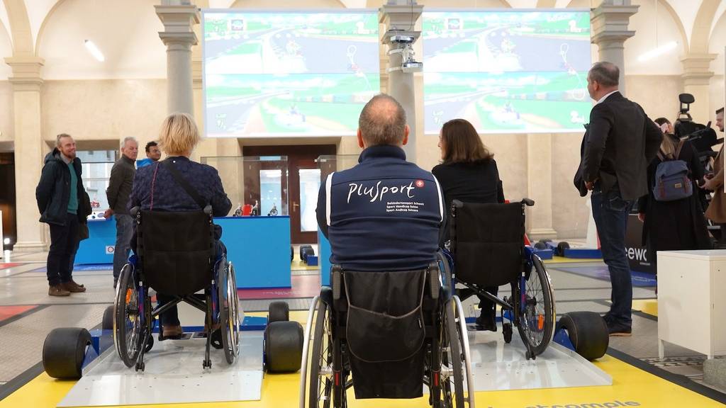 An der ETH kannst du Mario Kart im Rollstuhl gamen