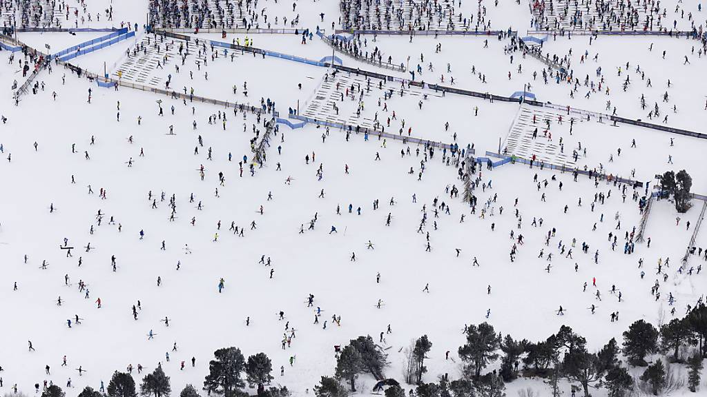 Zu viel Schnee beim Engadin Skimarathon