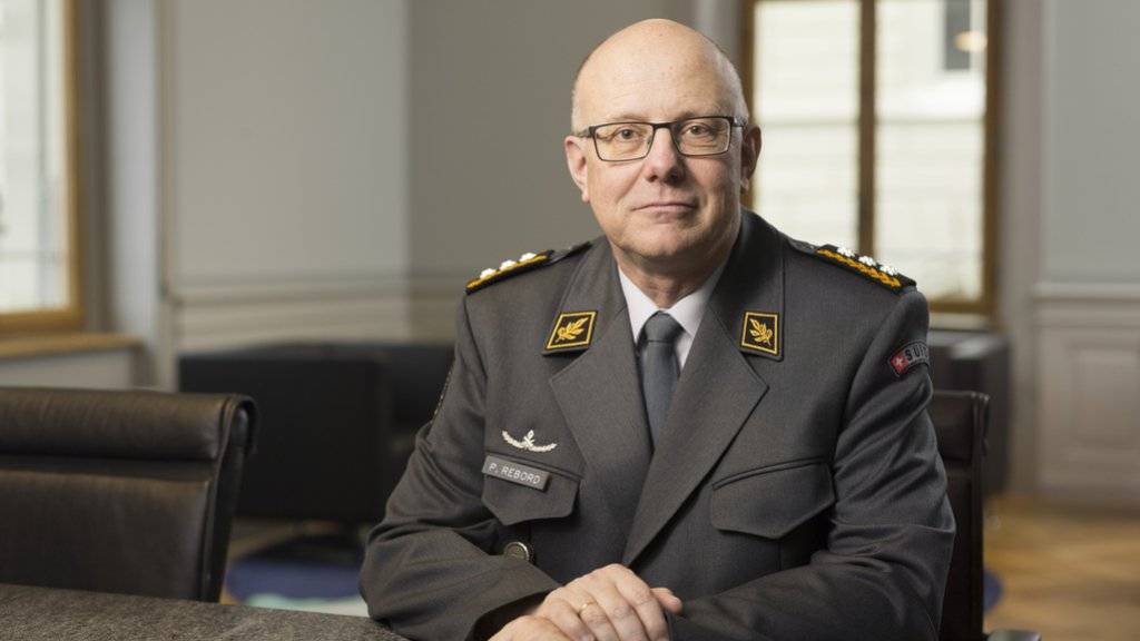 «Auf die Jungen ist Verlass»: Philippe Rebord, Chef der Schweizer Armee. (Archiv)