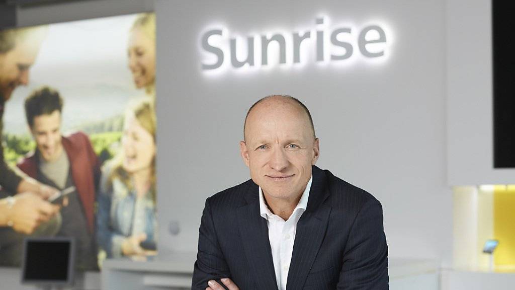 Der neue Sunrise-Chef Olaf Swantee muss einen Umsatzrückgang im ersten Halbjahr bekannt geben. (Archiv)