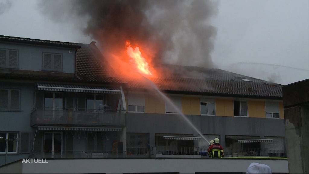 Brand in Unterkulm: Zigarette löste das Feuer aus