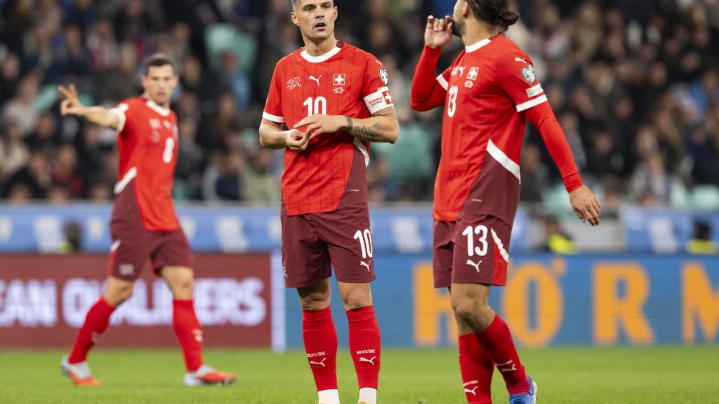 Granit Xhaka und Co. mussten sich erstmals in dieser WM-Qualifikation mit einem Remis begnügen