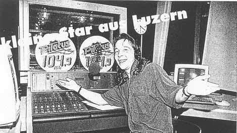 Früher DJ, heute Weltstar: René Baumann alias DJ BoBo an seinem früheren Arbeitsplatz.