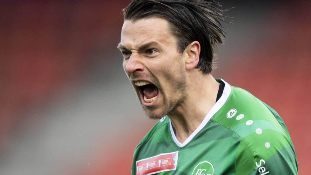 Lukas Görtler jubelt auch in den nächsten Saison für den FC St. Gallen