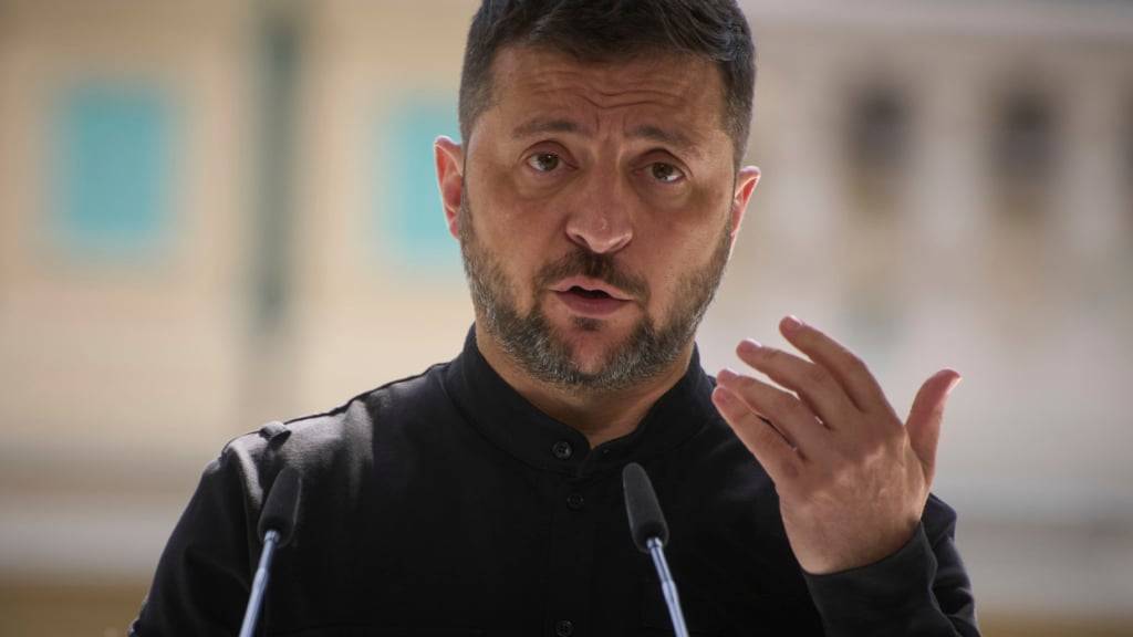 ARCHIV - Wolodymyr Selenskyj, Präsident der Ukraine. Foto: Efrem Lukatsky/AP/dpa/Archivbild