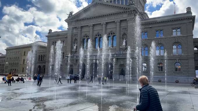 Berns schönste Openair-Dusche läutet den Frühling ein