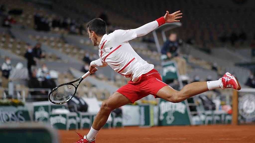 Novak Djokovic gerät gegen den Lucky Loser Daniel Elahi Galan nicht ins Wanken