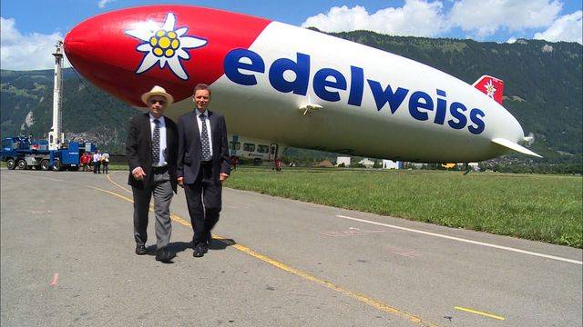 Im Zeppelin über den Thunersee