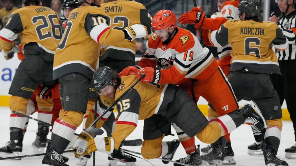 Die Anaheim Ducks waren im zweiten Viertelfinal-Spiel den Vegas Golden Knights überlegen