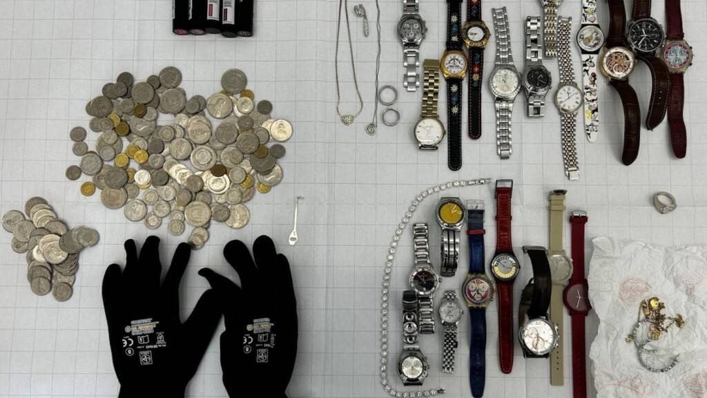 Die Zöllner stellten bei einer Fahrzeugkontrolle in Sils im Engadin GR unter anderem diverse Uhren fest.