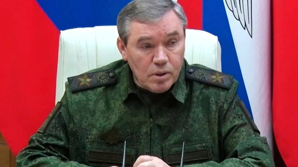 HANDOUT - Der russische Generalstabschef Waleri Gerassimow. Foto: Russian Defense Ministry Press Service/AP/dpa - ACHTUNG: Nur zur redaktionellen Verwendung und nur mit vollständiger Nennung des vorstehenden Credits