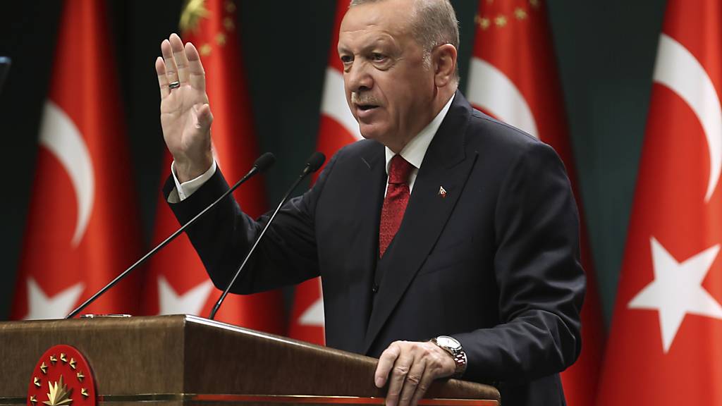 Der türkische Präsident Recep Tayyip Erdogan schickt das Forschungsschiff «Oruc Reis» erneut in Gebiete der Ägäis, die zwischen der Türkei und Griechenland umstritten sind. (Archivbild)