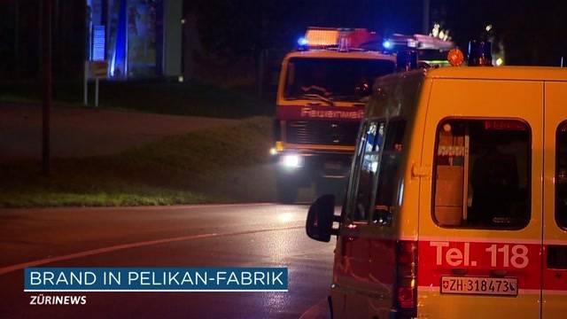 Grossbrand bei Pelikan