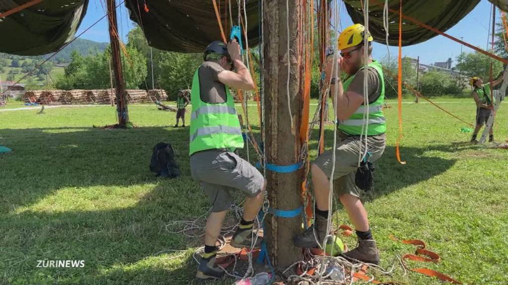 10'000 Kinder: Freiwillige bauen für Pfingstlager ganzes Dorf