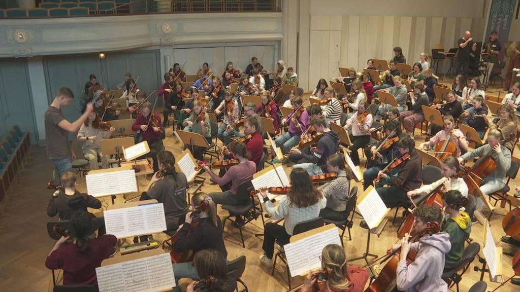So war das erste Treffen des neuen S.Galler Jugendsymphonie-Orchesters