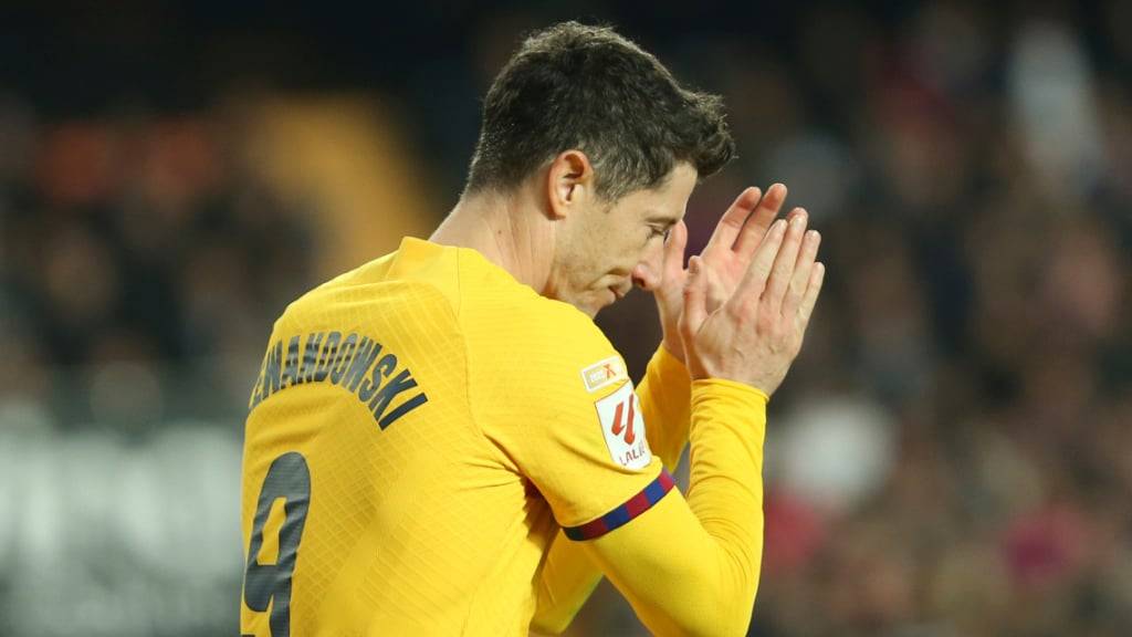 Robert Lewandowski beendet seinen Tor-Bann beim FC Barcelona