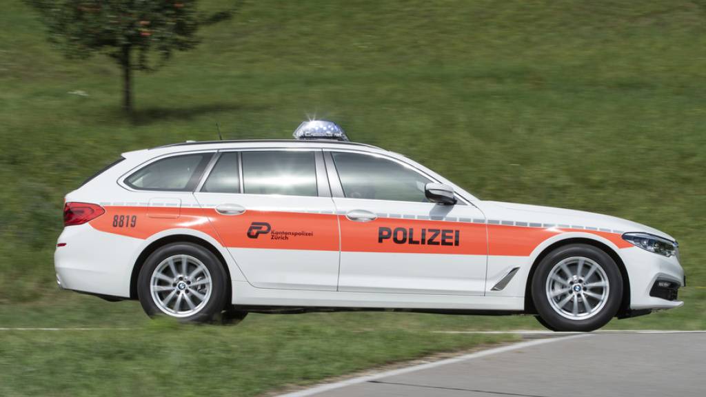 Die Kantonspolizei Zürich hat am Samstag einen jungen Autofahrer wegen Verdachts auf ein Raserdelikt verhaftet, der nach einem Selbstunfall geflüchtet ist. (Symbolbild)