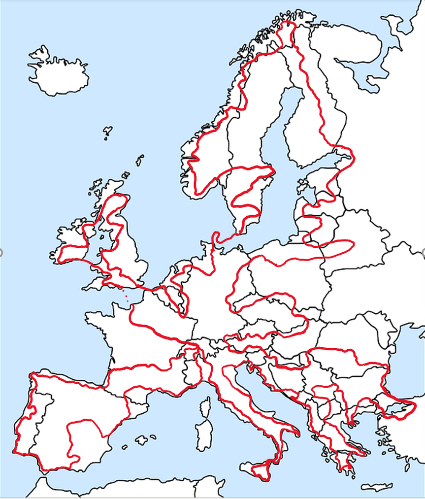 Quer durch Europa mit dem Rennrad und zu Fuss
