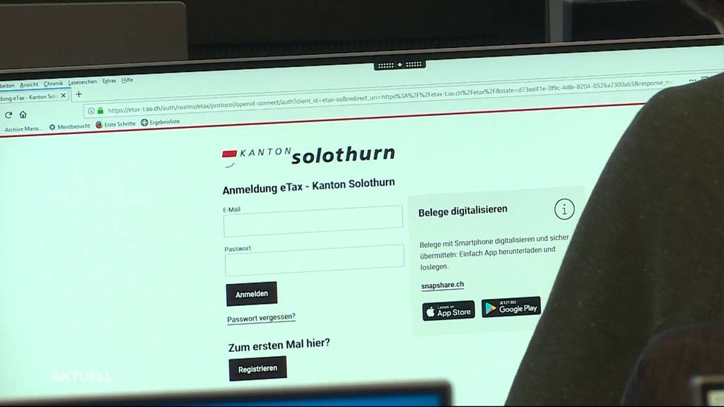 Solothurn lanciert «eTax»