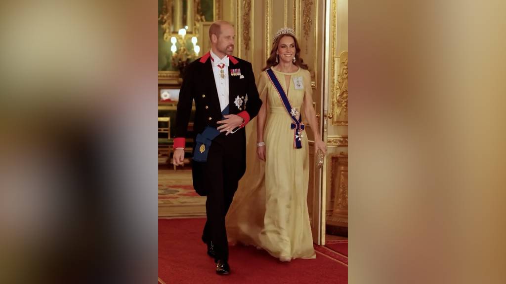 Prinzessin Kate verzaubert bei glamourösem Staatsbankett