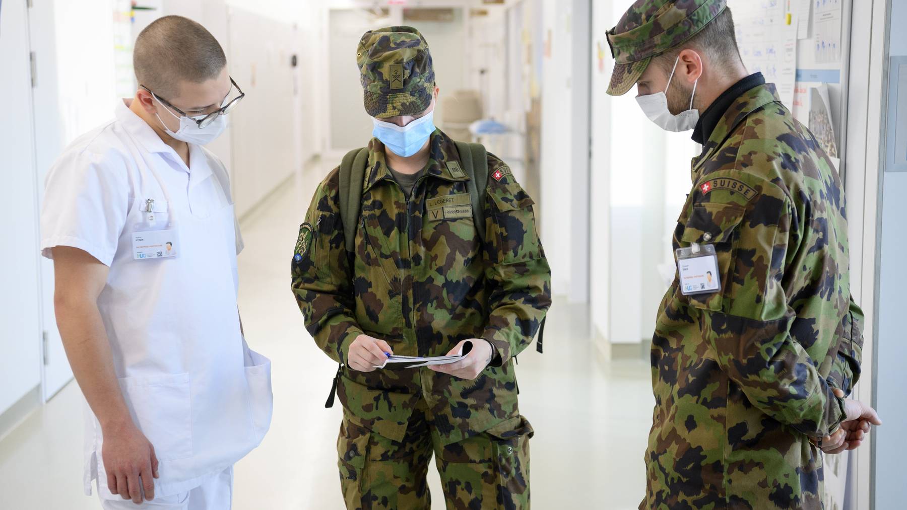 In Genf leistet die Armee bereits einen Einsatz in einem Spital. (Archivbild)