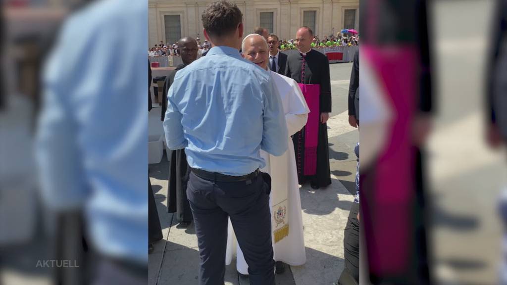 Unser Reporter trifft den Papst