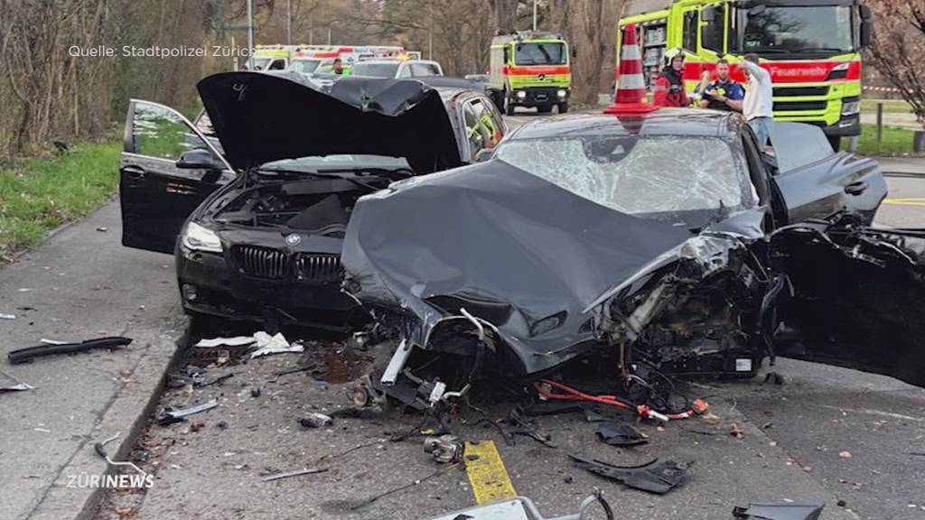 Fünf Verletzte bei der Landiwiese: Raserunfall am Sonntagnachmittag