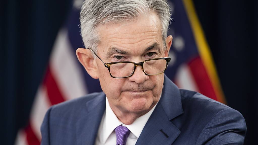US-Notenbankchef Jerome Powell macht sich zunehmend Sorgen über die stark gestiegene Inflation. Die Covid-Krise rückt damit etwas aus dem Fokus der US-Zentralbank. (Archivbild)