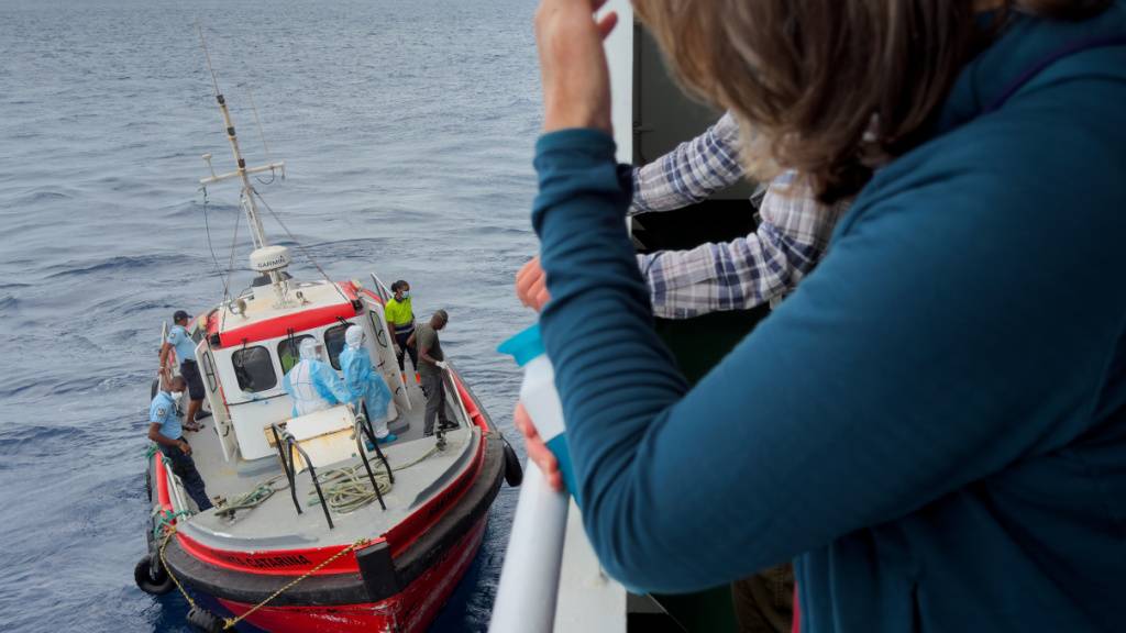 Das Schweizer Crewmitglied der «Hontius» hatte Kontakt zu Infizierten, sagte BAG-Direktorin Anne Lévy. (Archivbild)