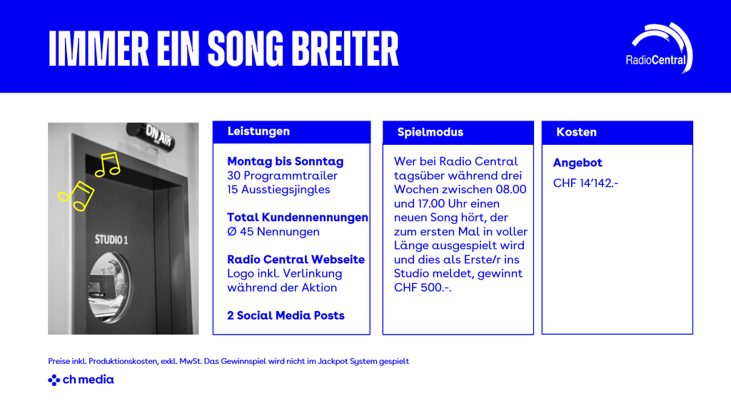 Immer ein Song breiter - Radio Central