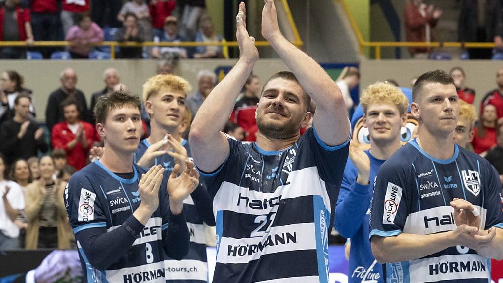Hart erkämpfter, aber siegreicher Auftakt in die Playoff-Viertelfinals: die Handballer von Kriens-Luzern