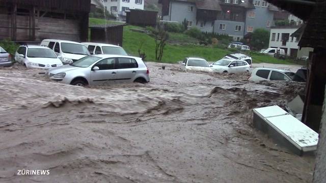 Wil in St. Gallen schwer vom Regen getroffen