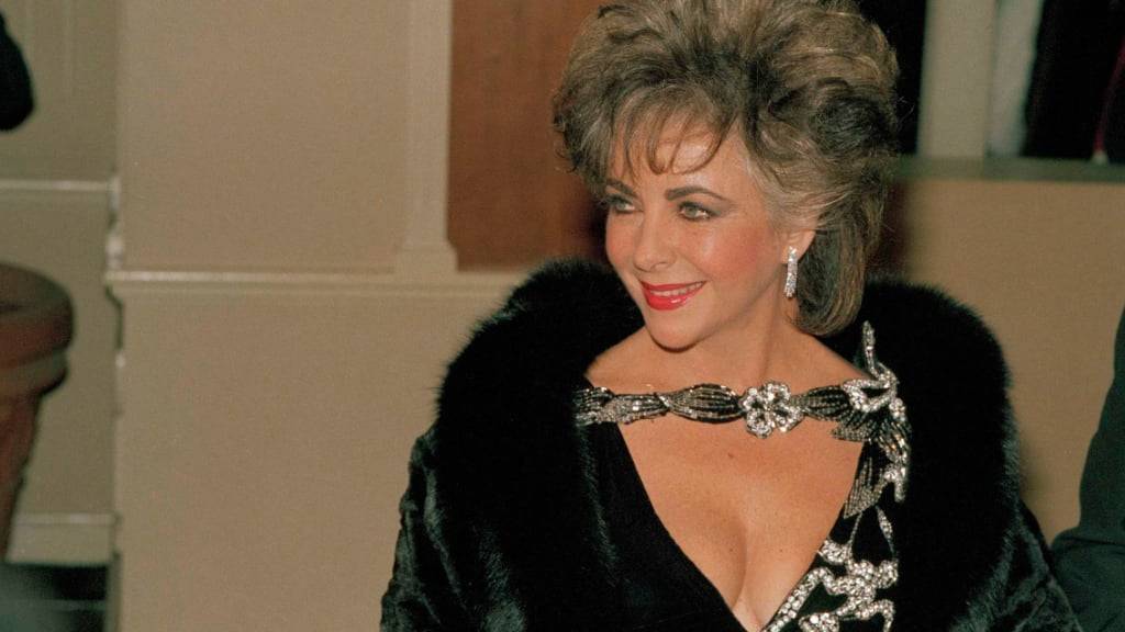 US-Schauspielerin Elizabeth Taylor an der Verleihung der Golden Globe Awards im Jahr 1985. (Archivbild)