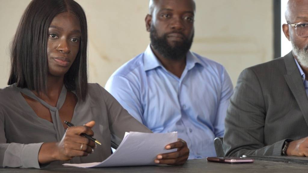 In Ghana wurde der Prozess gegen Kweku Adoboli mit lokalen Laienschauspielern nachgestellt.