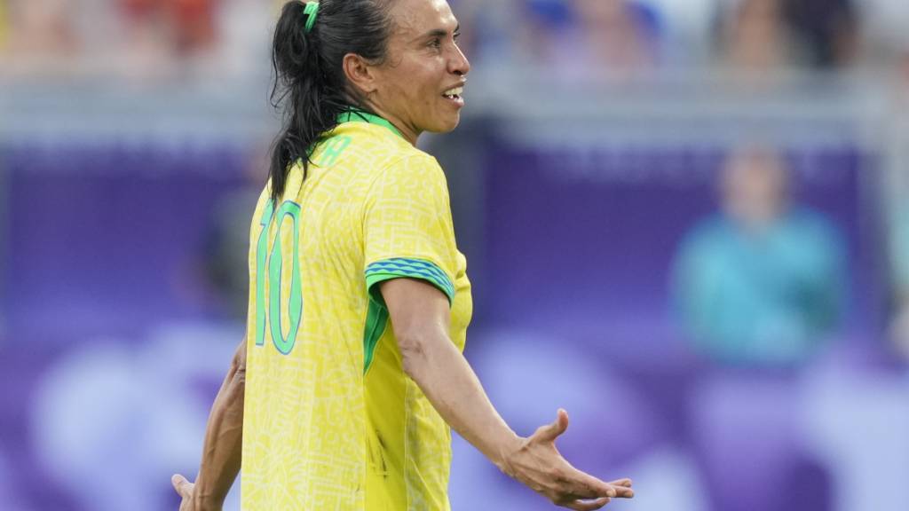 Marta musste den Platz im letzten Gruppenspiel gegen Spanien mit Rot vorzeitig verlassen