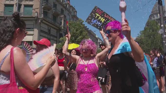 Pride Umzug in Zürich