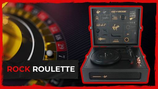 Rock Roulette – teste dein Rockwissen und gewinne den Plattenspieler