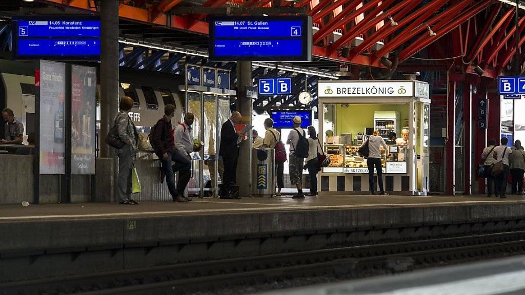 Am Bahnhof Winterthur ereignete sich am Samstagabend ein tödlicher Bahnunfall. (Symbolbild)
