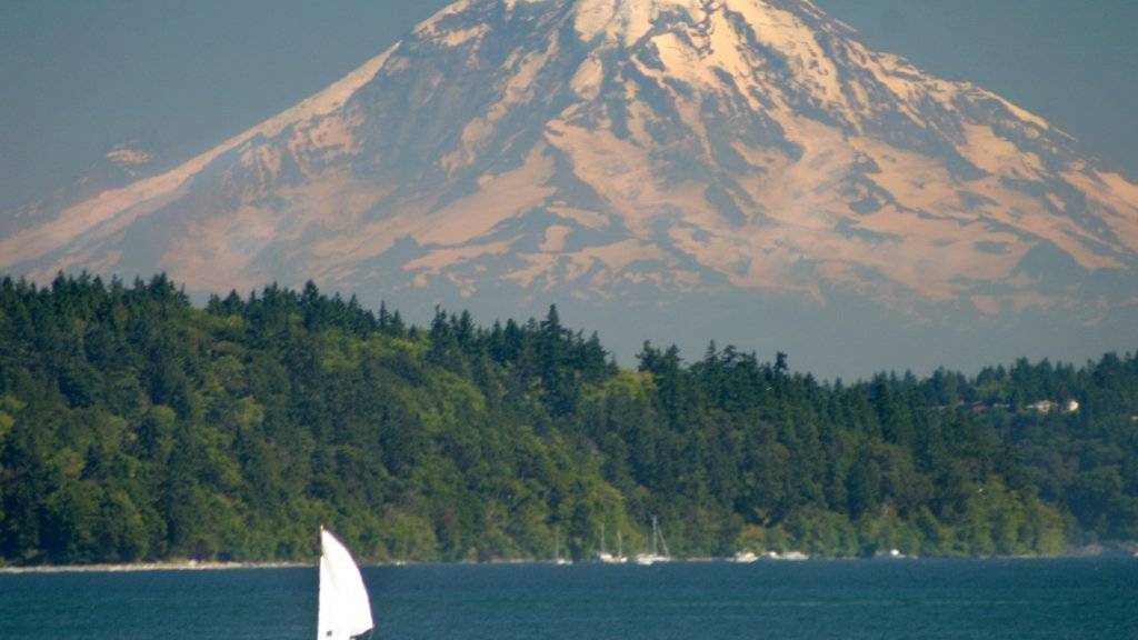 Nicht nur ein richtig grosses Erdbeben gefährdet die Region um Seattle, sondern auch ein Ausbruch des Vulkans Mount Rainier.