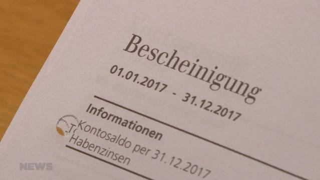 Kostenfreie Selbstanzeige statt hoher Busse