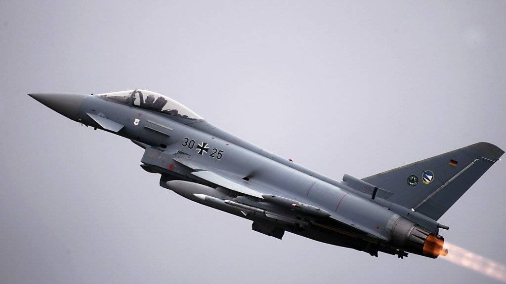 Der Bund holt Offerten für neue Kampfjets ein. Der Eurofighter ist in der engeren Auswahl. (Archivbild)