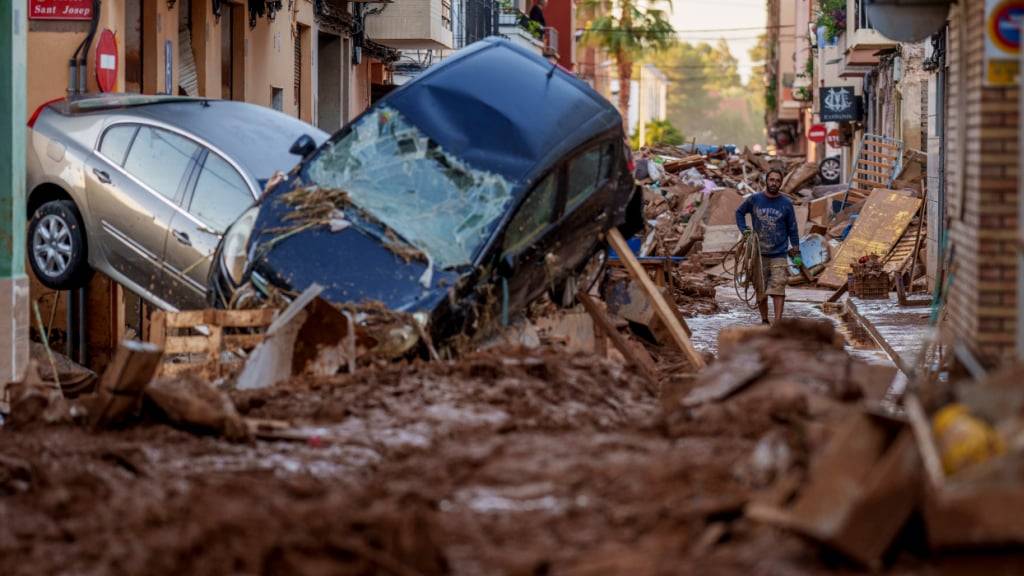 Der weltweite Wasserkreislauf ist laut der Weltwetterorganisation aus den Fugen geraten. Als Beispiel nennt die Organisation die schweren Überschwemmungen in Spanien im November 2024.