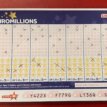 EuroMillions-Jackpot wurde nicht geknackt